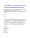 Medical Imaging Markets- X-Ray, Digital X-Ray, CT & Other Radiography Systems