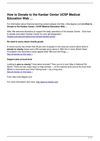 How to Donate to the Kanbar Center UCSF Medical Education Web …