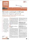 retraite anticipée à 60 ans dans le régime génèral