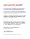 Research Global Supply Chain Management Software Market 2011-2015 Aarkstore.com