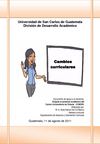 Cambios curriculares