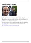 Francois Hollande to visit Malta