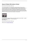 Abuse of Children With Autism in School