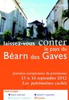 Programme Journées Européennes du Patrimoine 2012