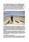 Un soldat tué en Afghanistan et combien d'existences fracassées