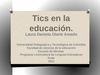 Tics en la educación