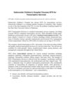 Nationwide Children’s Hospital Chooses MTS for Transcription Services