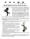 Buying lingerie for women- the tips for guys