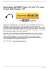 StarTech.com MUYHSMFF 3.5mm 4-Pin to 2x 3-Pin 3.5mm Headset Splitter Adapter – M/F