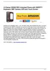 LG Xenon GR500 RED Unlocked Phone with QWERTY Keyboard, 2MP Camera, GPS and Touch Screen