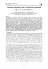 Operational Simulation of Solar-Powered Variant-Diaphragm Cells for Caustic Soda Production