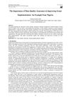 The Importance of Data Quality Assurance in Improving Grant Implementation_ An Example from Nigeria