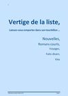 Lectures d'été 2012