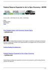 Federal Reserve Expected to Act to Spur Economy + MORE