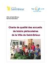 Ville de Saint-Brieuc : Charte de qualité des accueils de loisirs périscolaires