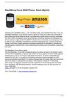 BlackBerry Curve 8530 Phone, Black (Sprint)