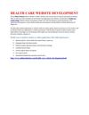Hire Health Care Website Developer