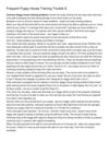 Frequent Puppy House Training Trouble S
