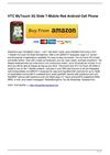 HTC MyTouch 3G Slide T-Mobile Red Android Cell Phone