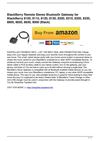 BlackBerry Remote Stereo Bluetooth Gateway for BlackBerry 8100, 8110, 8120, 8130, 8300, 8310, 8320, 8330, 8800, 8820,...