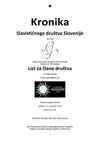 Kronika Slavističnega društva Slovenije št. 90