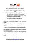 Bilan de conjoncture touristique Juillet 2012 - Agence de Développement et de Réservation Touristique du Gard