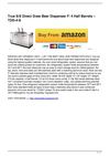 True S/S Direct Draw Beer Dispenser F/ 4 Half Barrels – TDD-4-S