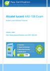 Free ALCATEL LUCENT 4A0-108 exam Question| Passcertification.com