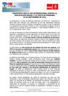 Manifiesto del PSOE contra la explotación sexual y la trata de las personas 