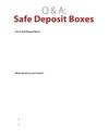 Q A Safe Deposit Boxes