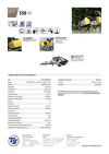 Technischse Kenmerken - 550M / TS INDUSTRIE
