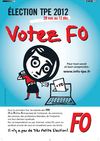 Affiche TPE Votez FO