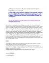 Renewable Energy Market in South and Central America to 2020 - Clean