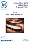 Nouvelles acquisitions DVD, août - septembre, bibliothèque François Villon, Paris