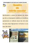 Quadro de mérito - MELHORES ALUNOS - 2011-2012