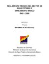 Reglamento Técnico del Sector de Agua Potable y Saneamiento Básico - RAS 2000 - Sección II Título B Sistemas de...