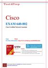 Download Free 640-802 Exam Questions & Answers | Free Demo