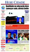 Jornal Hoje Cidade 29-09-2012