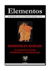 Elementos 14 : Homosexualidad : el debate entre homofilia y homofobia
