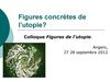 Figures concrètes de l’utopie colloque angers