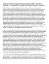 Creating Ophthalmology Effortless Together With Information Relating To Essentially The Most Well-Known Attention...