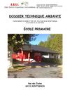 Dossier technique amiante de l'école de Rontignon