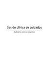 Sesión clínica de cuidados: Qué son y como se organizan