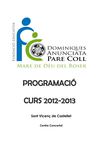Programació General de Centre de l'escola FEDAC Sant Vicenç