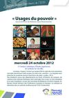 ICES - 4ème Journée Jeunes Chercheurs : "Usages du pouvoir"