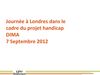 Séjour à Londres pour les jeunes DIMA du CFA Stephenson en septembre 2012