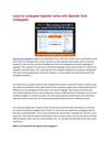 Learn to conjugate Spanish verbs with Spanish Verb Conjugator