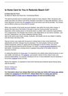 Is Home Care for You in Redondo Beach CA?