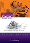 les services du centre de langues : idiomas