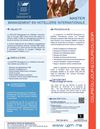 Master Management en Hôtellerie Internationale